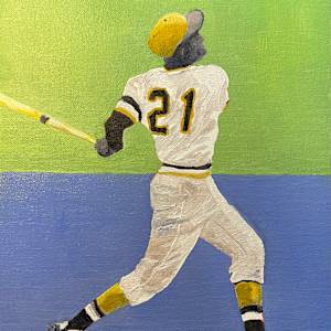 Roberto Clemente by Anton Mogilevsky