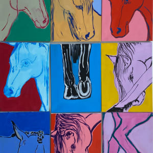 9 Horses by Elena (@FiorenziaArt) Gatti