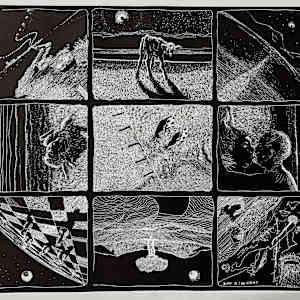 Bump in the Night 1986 by Joe Fafard (1942-2019)