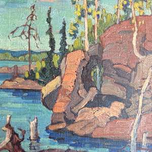 Joe Lake - One July Day 1932 by Ruth Marion Douet Dingle (1908-1980)