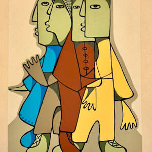The Elders - 1981 by Daphne Odjig