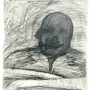 Pencil Drawing by Arnold Saper (1933-2019)