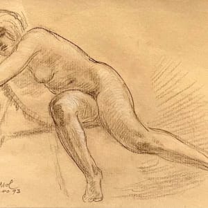 Reclining Nude by Leo Mol