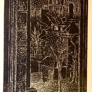 View from Window, Winnipeg by Lionel LeMoine Fitzgerald