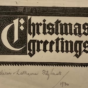 Christmas Greetings by Lionel LeMoine Fitzgerald