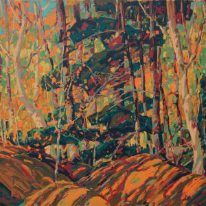 Autumn Wood Interior by Franklin Carmichael