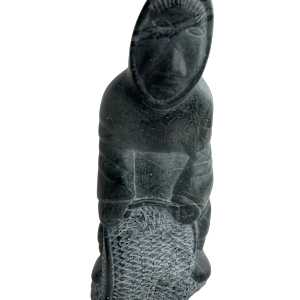 Soapstone Sculpture by Isa Kasudluak (1917-1998)