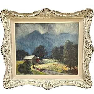 Farm Scene by Georgie Maud Roberta Wilcox