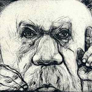 Schoolman by Arnold Saper (1933-2019)