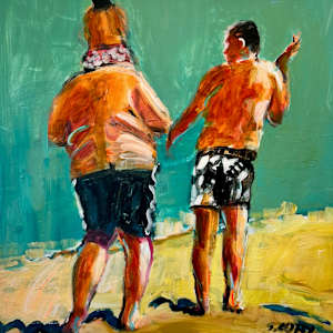 Stroll on the Beach by Sharon Cory