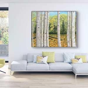 Aspen in the Fall by Connie Sloma Artist 