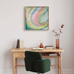 Breezy Summer Day by Connie Sloma Artist  Image: Frame is for illustration purposes and not included.