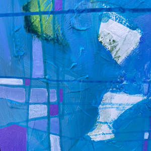 Vacation Memories from a Map by Connie Sloma Artist 