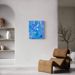 Vacation Memories from a Map by Connie Sloma Artist 