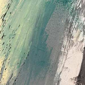 Beach Sand and Waves by Connie Sloma Artist 