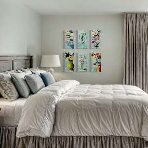 Budding Reflections by Connie Sloma Artist  Image: This painting is one of six paintings. The image is for design purposes only.