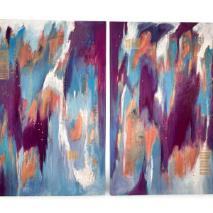 Royalty Message I by Connie Sloma  Image: Royalty I on the right is one of two, each sold separately.