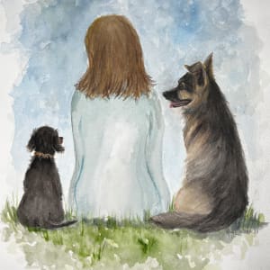 A  Girl and Her Dogs by Amy DeVane