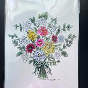 Floral Bouquets (7) 5x7 by Amy DeVane
