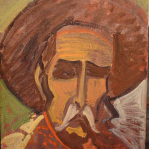 Title Unknown Self Portrait by Harvey Cellini Parks 