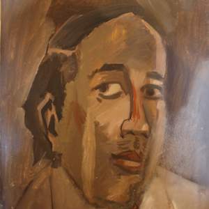 Title Unknown Self Portrait by Harvey Cellini Parks 