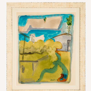 Untitled (Landscape with Houses) by John Marin