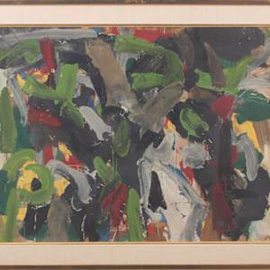 Untitled Abstract Composition by Jean Paul Riopelle