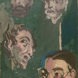 Title Unknown Self Portrait by Harvey Cellini Parks 
