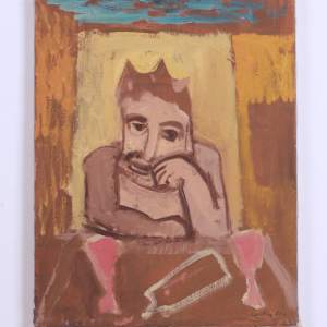 Title Unknown Self Portrait by Harvey Cellini Parks 