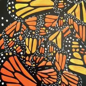 Geometric Monarch by Debby Dernberger