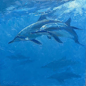 Blue Spinners by Robert Weiss