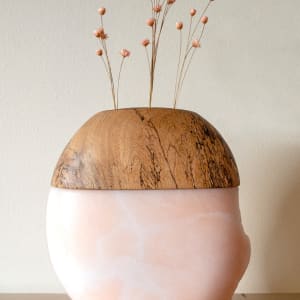 Pink Sunrise Vase by Owen David 