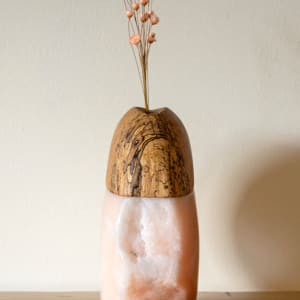 Pink Sunrise Vase by Owen David 