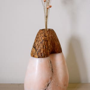 Pink Teardrop  Vase by Owen David 