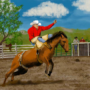Bronco Ride by Susan Reich