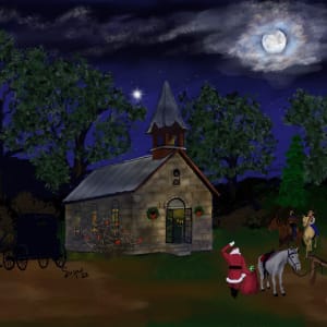 Christmas ai Polly’s Chapel by Susan Reich