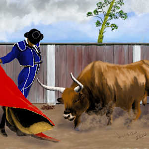 Bull Fighter by Susan Reich