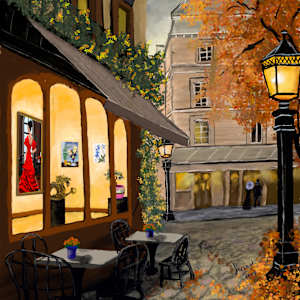 Down the Street 4/50 by Susan Reich