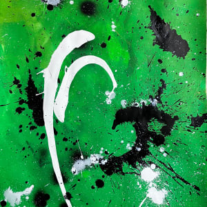 Transformative power (green/black and white) by Ulrike Haupt 