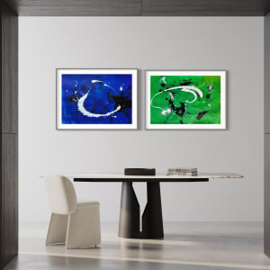 Transformative power (blue/black and white) by Ulrike Haupt, Image 8.