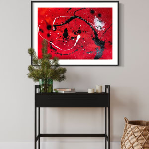 Transformative power (red(black and white) by Ulrike Haupt 