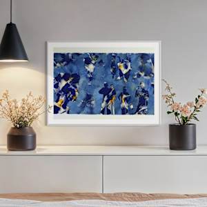 Dreifarbigkeit - Blau by Ulrike Haupt, Image 7.