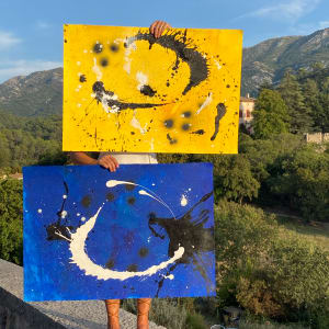 Transformative power (blue/black and white) by Ulrike Haupt, Image 4.