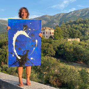 Transformative power (blue/black and white) by Ulrike Haupt, Image 10.