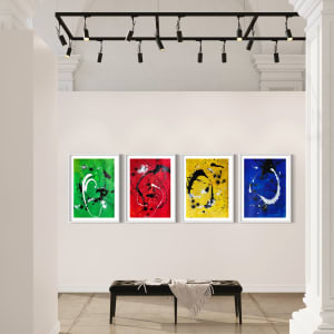 Transformative power (blue/black and white) by Ulrike Haupt, Image 5.