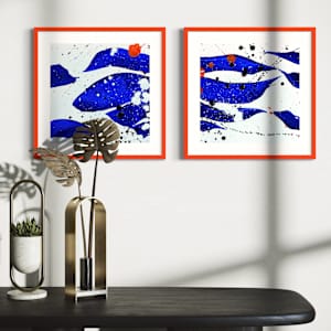 Blue Resonance (Dipthyque) by Ulrike Haupt, Image 5.
