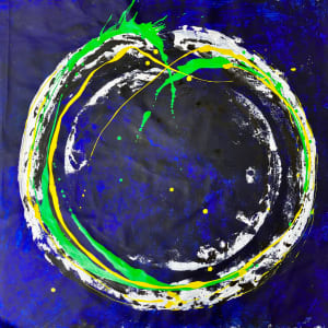 Life is a circle (blue) by Ulrike Haupt 