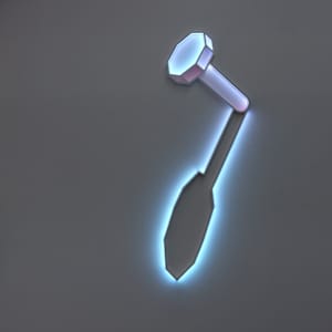 Binary (Nail Head (Shadow)) by James Clar  Image: S6 Blue/Purple (with Silverlens)