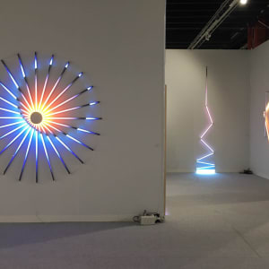 Triple Oscillation by James Clar  Image: Exhibited at VOLTA New York 2017 by Galeria Senda 
