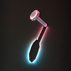 Binary (Nail Head (Shadow)) by James Clar  Image: S3 Blue/Pink (Private Collection Manila)